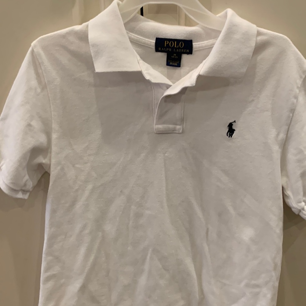 Boy’s Ralph Lauren Polo Shirt size Medium (10-12) White